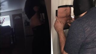 Straight Nerd Sucked at Gloryhole