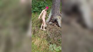 Abandoned train tracks? Including pissing.