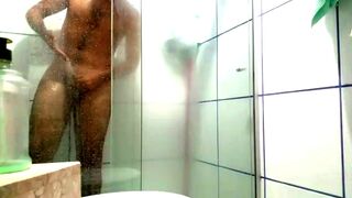 In the shower playing with his dick - 5 image