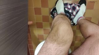Under Stall Encounters of the Gay Kind - Manlyfoot