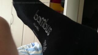 Wanking with a Black Stinky Sock - 15 image