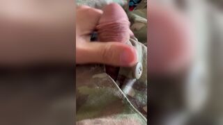 Jerking off in my OCPs and showing off my fury balls!