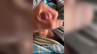 Army solider Jerking of in civies - a nice pair of jeans! Shoots a hot load!