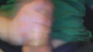 Masturbating with Condom and Fleshlight Pussy