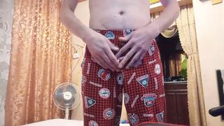 jerking off with a toy