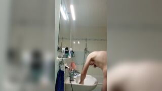 Roman The Worm is taking a shower!