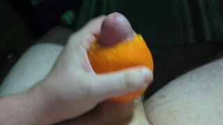 Making orange juice with my cock - 10 image