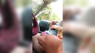 TS Tamia Michelle Jerking Off At Cruising Spot.