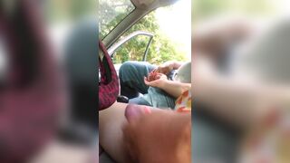 TS Tamia Michelle Jerking Off At Cruising Spot.