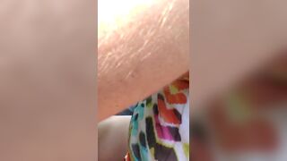 TS Tamia Michelle Jerking Off At Cruising Spot.