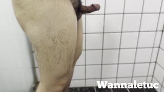 Wannaletuc - Bear's cumming scene with closer look in shower after gym 2023-12-2 - 14 image