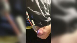 Handjob with cock slapper - 1 image