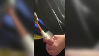 Handjob with cock slapper - 4 image