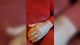 CD in nylon pantyhose sounding my cock.