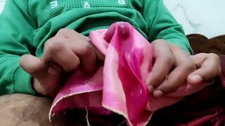 Satin silk handjob porn - Cock head rub of bhabhi salwar (110) - 14 image