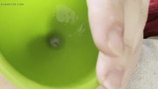 1 month of cum saved for funnel creampie