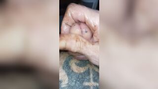 Jerking off the cock head and shaft and finger fucking in the urethra that has as split in half - 6 image