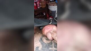 Jerking off the cock head and shaft and finger fucking in the urethra that has as split in half - 8 image