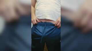 Trackie dad bulge play