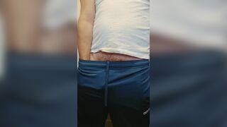 Trackie dad bulge play
