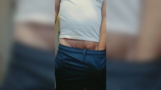 Trackie dad bulge play