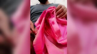 Satin silk handjob porn - Dick head rub bhabhi salwar (109)