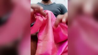 Satin silk handjob porn - Dick head rub bhabhi salwar (109) - 5 image