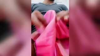 Satin silk handjob porn - Dick head rub bhabhi salwar (109) - 9 image