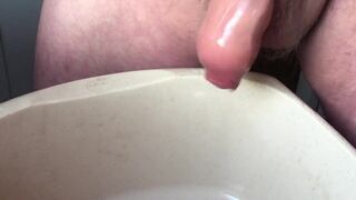 Floppy foreskin - pissing with ball and dice - 10 image