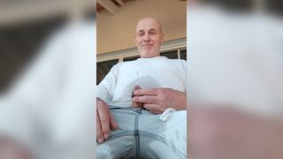 Relaxed pee on terrace 1 - 13 image