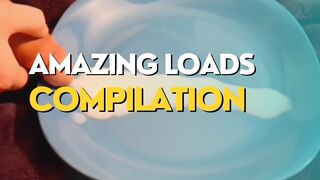 Big loads of cum amazing cumshots compilation