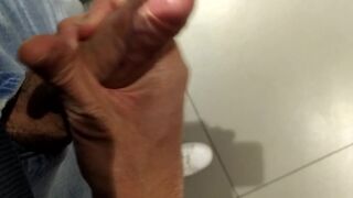 Jerking off in the airport urinals - 10 image