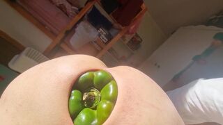 Huge Pepper in My Streched Asshole - 14 image