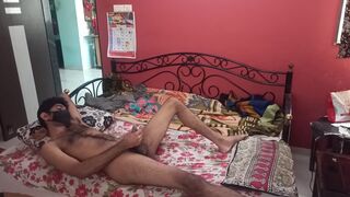 Half an hour of relaxed male masturbating in Bed - 14 image
