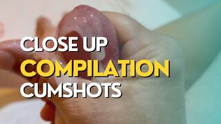 Close up with a lot of cumming compilation - 1 image