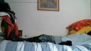 Italian designer boots and grey outfit on the bed - 9 image