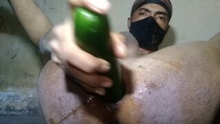gay cucumber dildo anal sex - 4 image