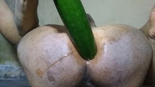 gay cucumber dildo anal sex - 6 image
