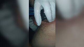 Anal games and self fuck