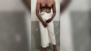 Rich Kerala daddy remove his sarong to show big cock and balls - 8 image