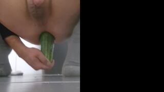 Huge cucumber ins my big hole - 7 image