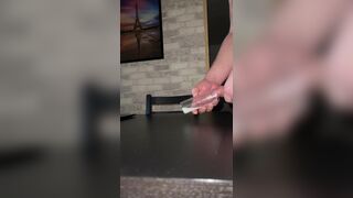 Very big cumshot, do you want to drink?