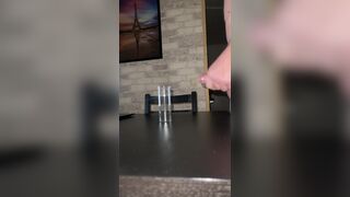 Very big cumshot, do you want to drink?