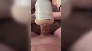 fleshlight fun on sunday, jerking and watch porn