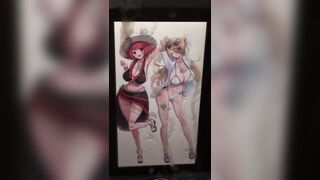 Anime girls bukkake sop tribute