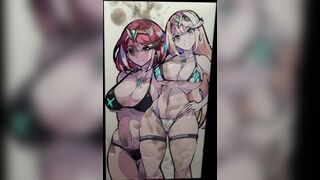 Anime girls bukkake sop tribute