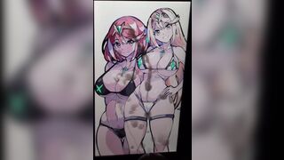 Anime girls bukkake sop tribute