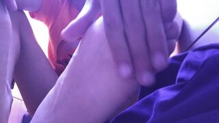 HAVING A REST WITH MY NEW COLOR SOCKS PT 2 I FEET AND SOLES