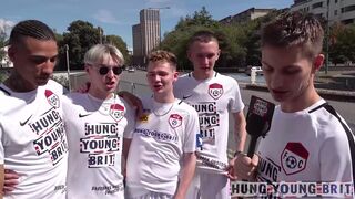 We found so many hot guys! We met this scally guy and he tried to teach us some Welsh!