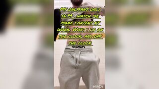 Risky bathroom play every day at work